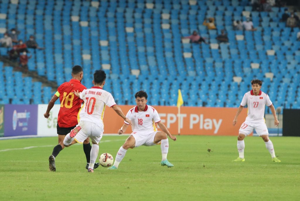 Kèo Việt Nam vs Timor Leste chấp bao nhiêu quả tại SEA Games 31?