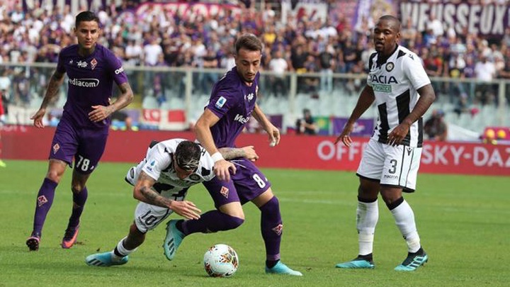 Biến động tỷ lệ, soi kèo Tài Xỉu Udinese vs Fiorentina, 23h30 ngày 31/8