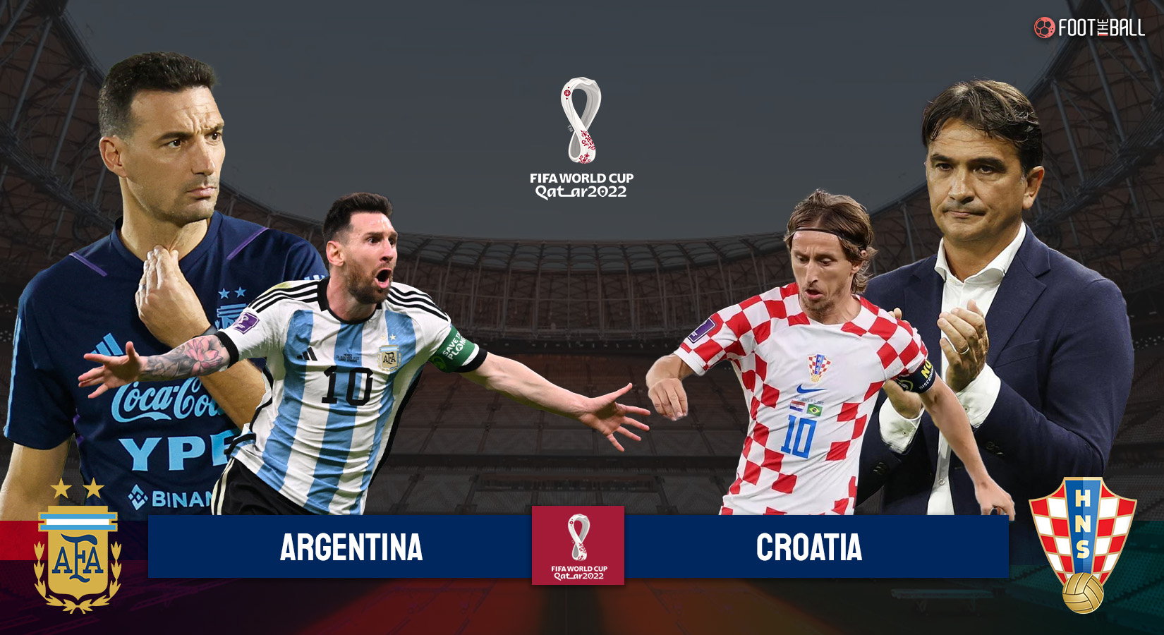 Xem trực tiếp Argentina vs Croatia ở đâu, trên kênh nào?